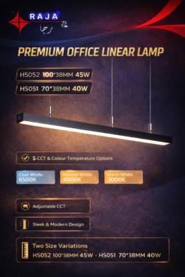 LED Office Linear Light – 3CCT - 40W / 45W --(3000K/4000K/6500K) –