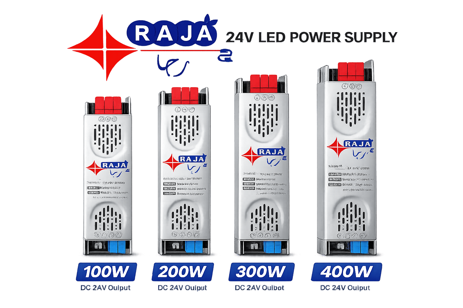 24V Power Supply (100–400W) -(R103/R104/R105/R106) - الصورة 2