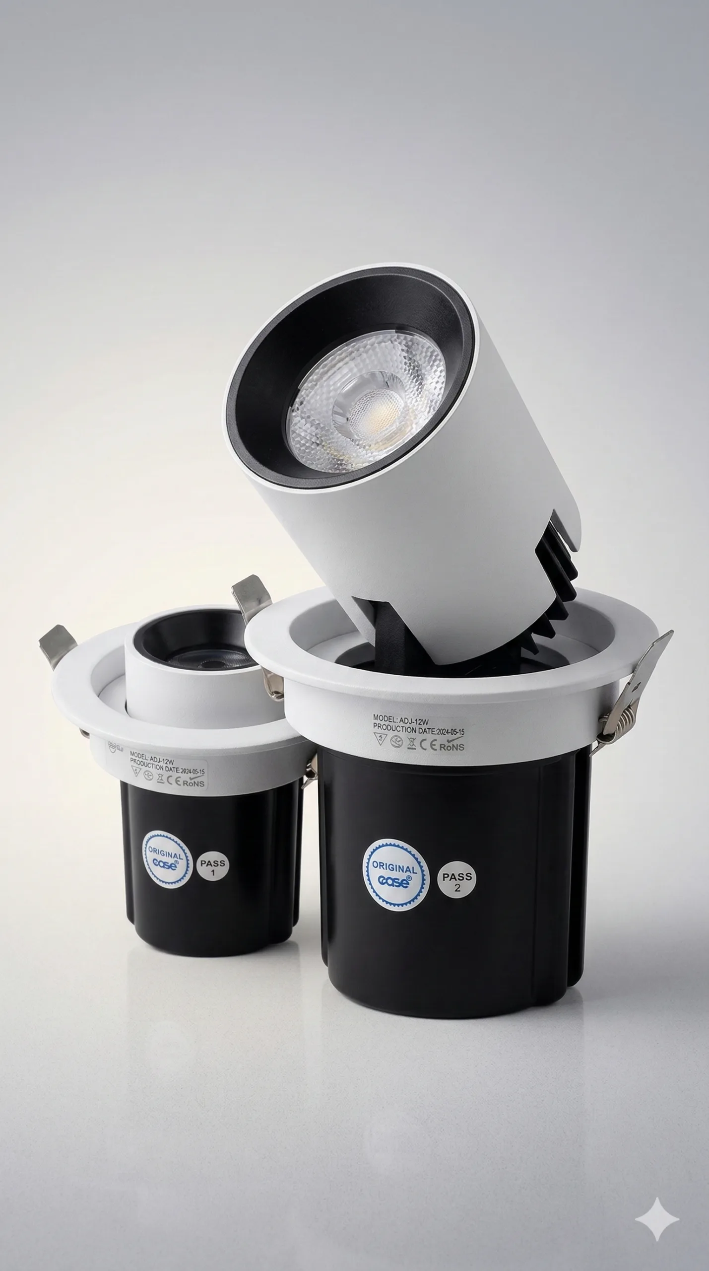 Raja Pro-Series Extendable LED COB Spotlight – 360° Rotation & Glare Reduction - (R915/R916)