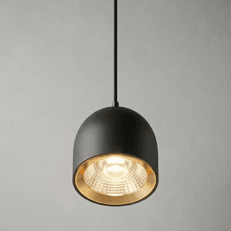 RAJA LED Pendant Light 5W 3000K Black Matte 400lm-(R0012)