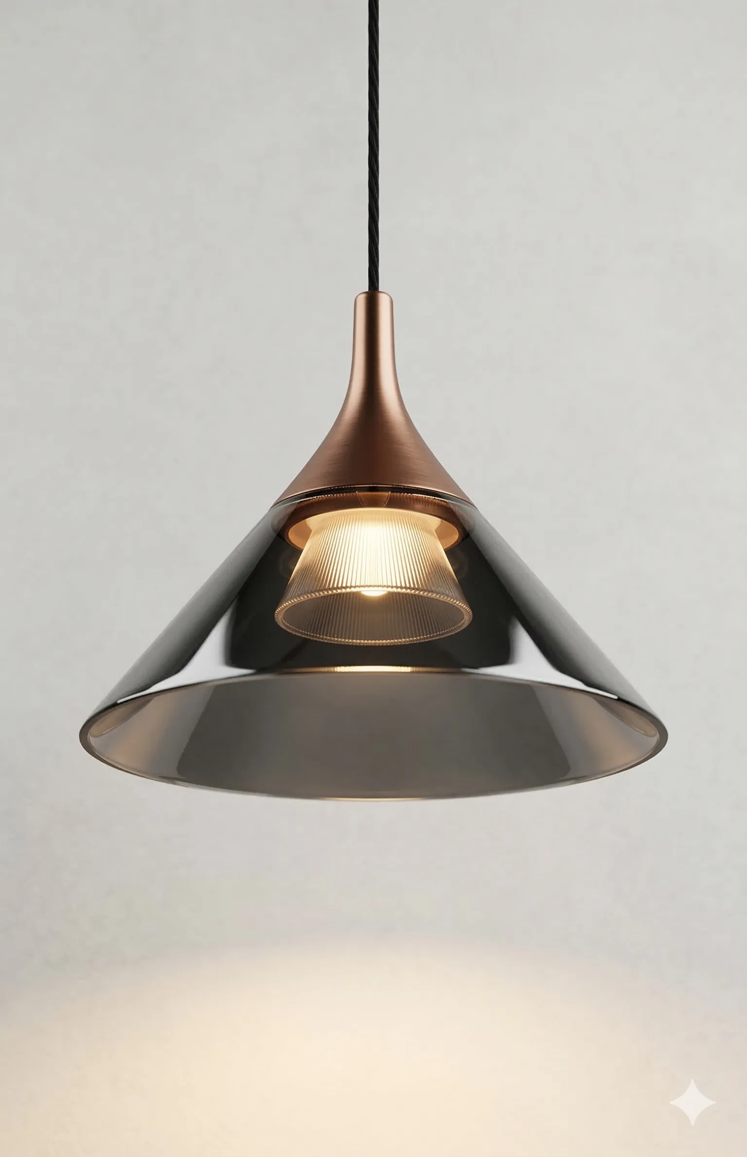 ⁦RAJA LED Pendant Light 7W 3000K Silver & Bronze Editions -(R0008/R0009)⁩ - الصورة ⁦3⁩