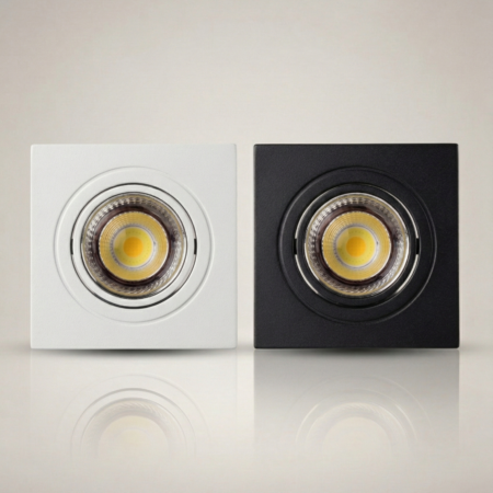 Raja 12W Square COB Spotlight – 24° Precision Beam & 2500V Surge Protection (R729/R730)