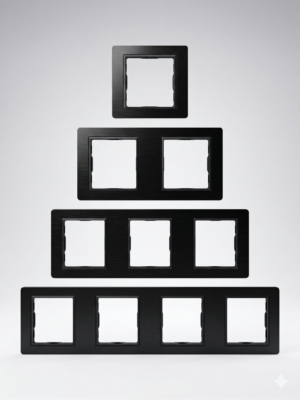 ELITE Black Stainless Steel Frame 1way/2way/3way/4way frame -(R7061/R7071/R7081/R7091)