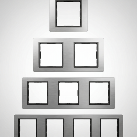 ELITE Silver Stainless Steel Frame 1way/2way/3way/4way frame -(R7065/R7075/R7085/R7095)