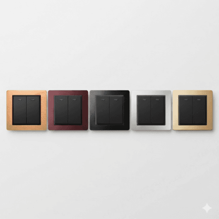 Alternative view of Elite 16A 1 Gang switch Matte Black socket 1 Way/2 Way-(R7001/R7002)