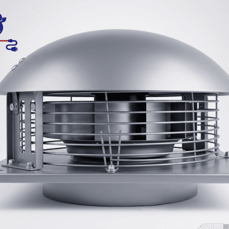RAJA Weatherproof Metal Dome Roof Fan 197W 10 INCHES 220V/50Hz-(R834)